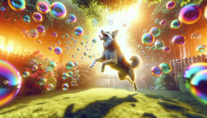 Bubble Chasing: An Exciting Outdoor Adventure for Pets