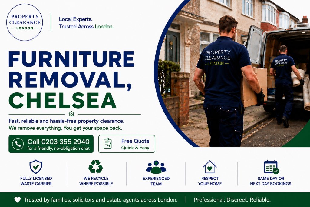 Furniture Removal Services for Effortless Moves in Chelsea