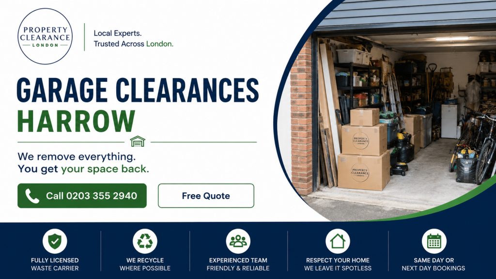 Garage Clearance Services in Harrow: Quick and Affordable