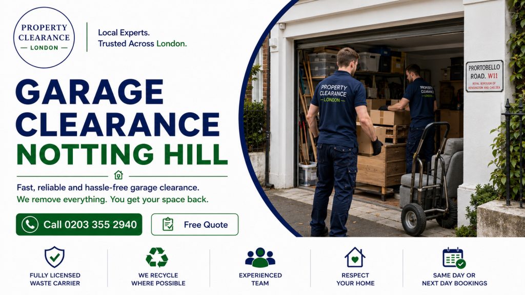 Garage Clearance Services in Notting Hill by Local Experts